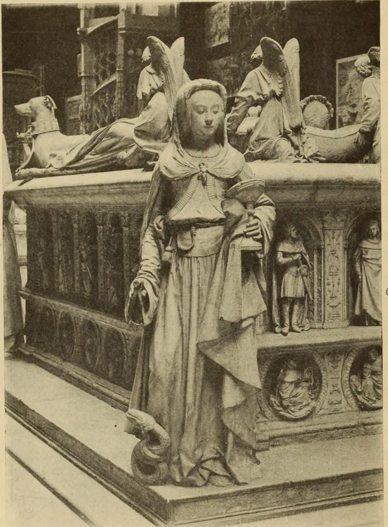 An illustration from L'art religieux de la fin du moyen âge en France;, 1908, leaf 343