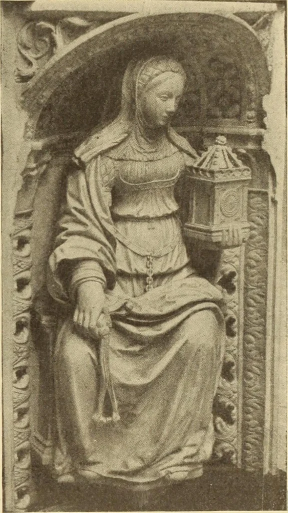 An illustration from L'art religieux de la fin du moyen âge en France;, 1908, leaf 344