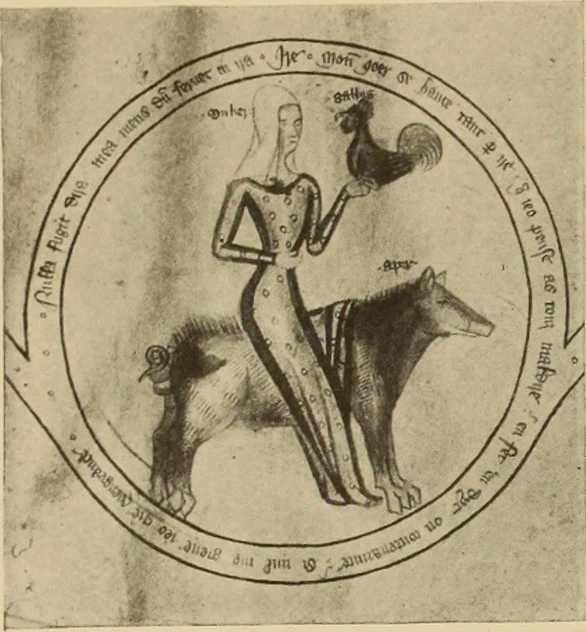 An illustration from L'art religieux de la fin du moyen âge en France;, 1908, leaf 349