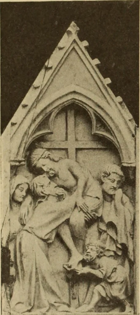 An illustration from L'art religieux de la fin du moyen âge en France;, 1908, leaf 35