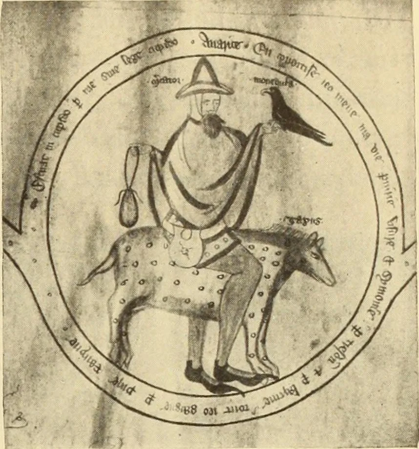 An illustration from L'art religieux de la fin du moyen âge en France;, 1908, leaf 350