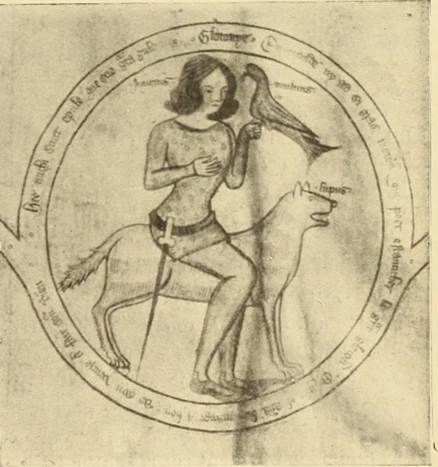 An illustration from L'art religieux de la fin du moyen âge en France;, 1908, leaf 350