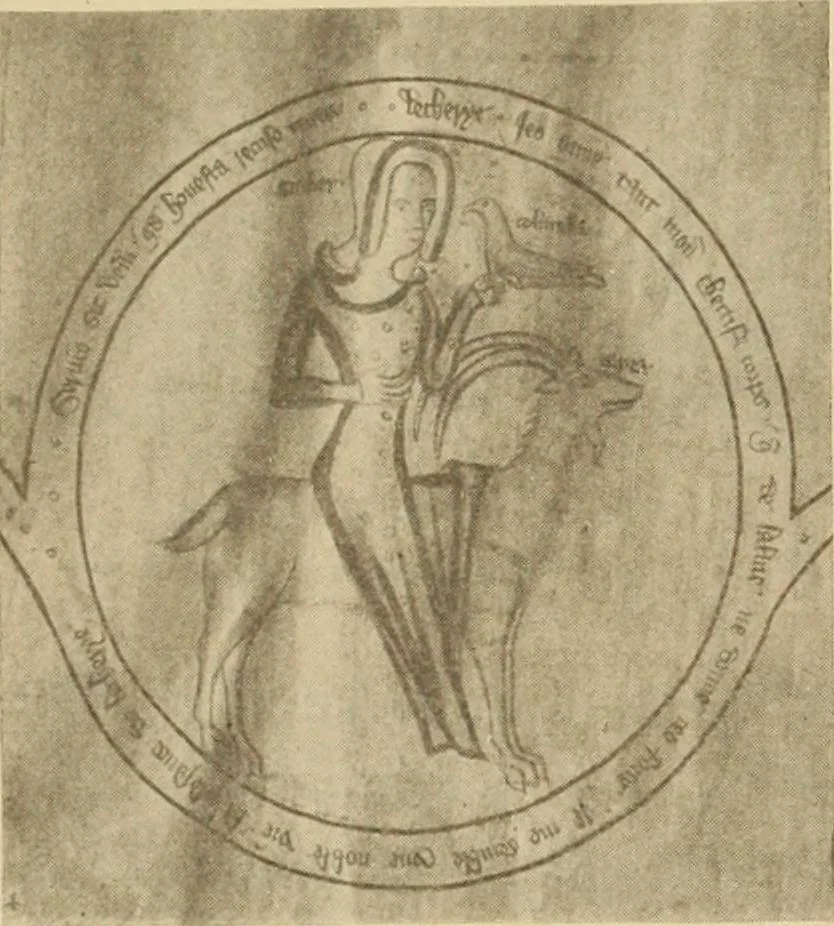 An illustration from L'art religieux de la fin du moyen âge en France;, 1908, leaf 351