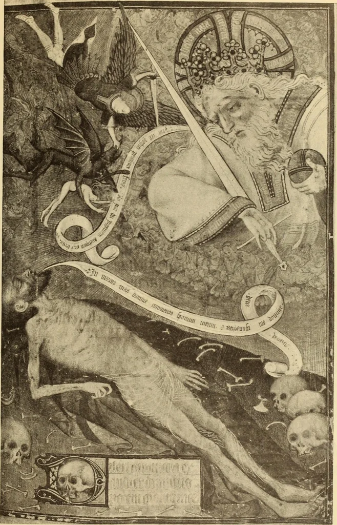 An illustration from L'art religieux de la fin du moyen âge en France;, 1908, leaf 370