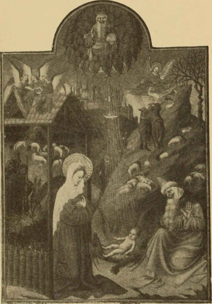 An illustration from L'art religieux de la fin du moyen âge en France;, 1908, leaf 39