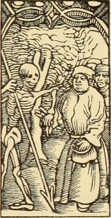 An illustration from L'art religieux de la fin du moyen âge en France;, 1908, leaf 398
