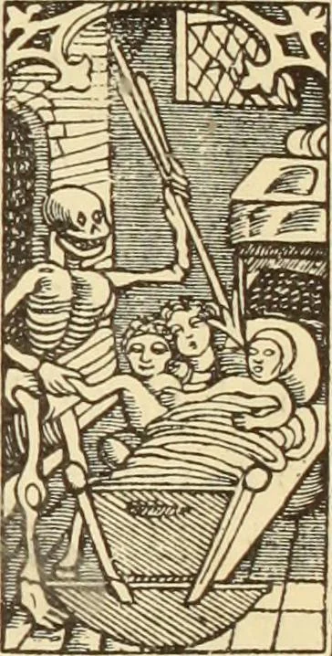 An illustration from L'art religieux de la fin du moyen âge en France;, 1908, leaf 398