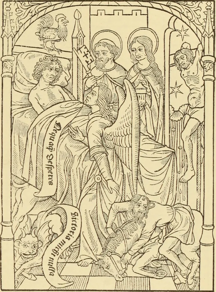 An illustration from L'art religieux de la fin du moyen âge en France;, 1908, leaf 402