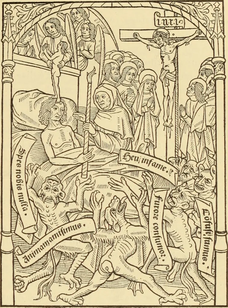 An illustration from L'art religieux de la fin du moyen âge en France;, 1908, leaf 406
