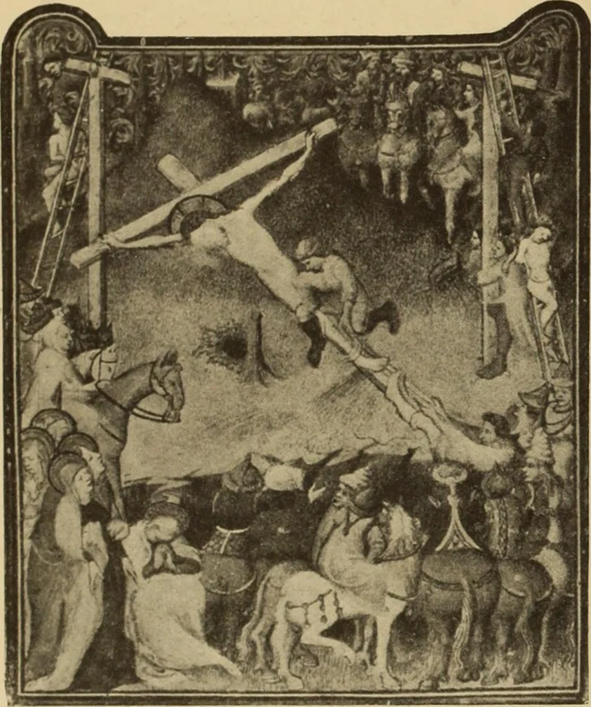 An illustration from L'art religieux de la fin du moyen âge en France;, 1908, leaf 43