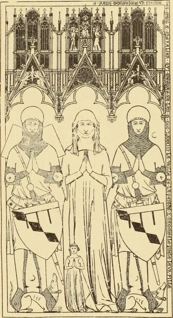 An illustration from L'art religieux de la fin du moyen âge en France;, 1908, leaf 430