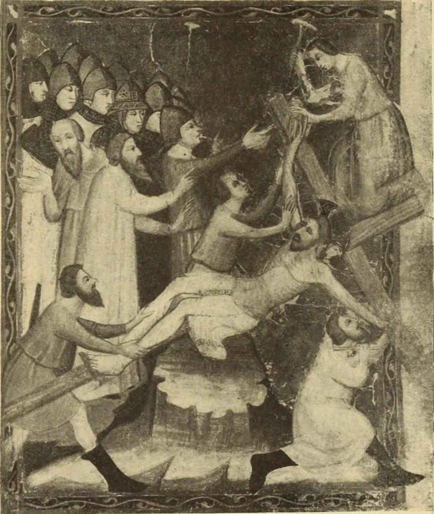 An illustration from L'art religieux de la fin du moyen âge en France;, 1908, leaf 44