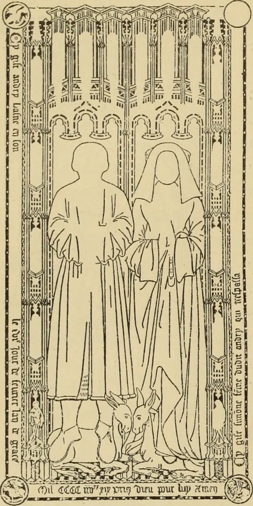 An illustration from L'art religieux de la fin du moyen âge en France;, 1908, leaf 447
