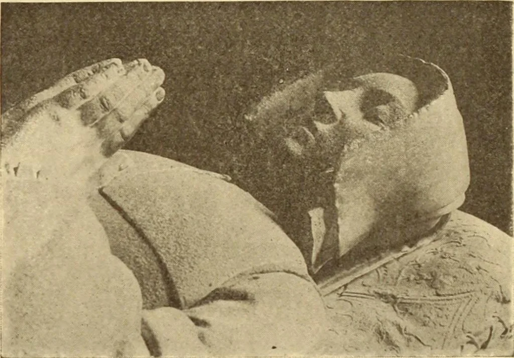 An illustration from L'art religieux de la fin du moyen âge en France;, 1908, leaf 456
