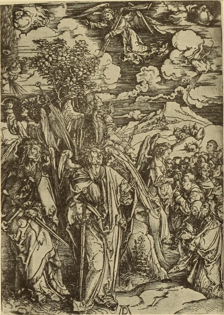 An illustration from L'art religieux de la fin du moyen âge en France;, 1908, leaf 466