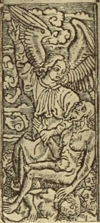 An illustration from L'art religieux de la fin du moyen âge en France;, 1908, leaf 468