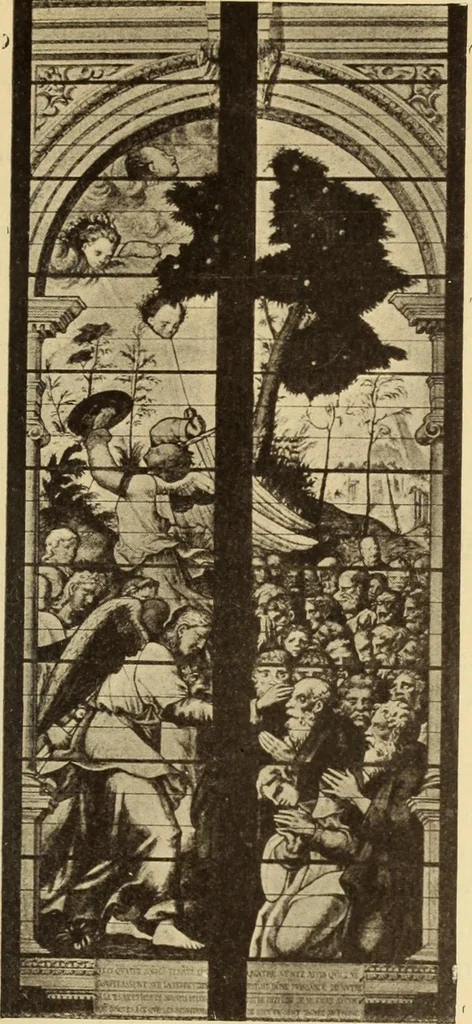 An illustration from L'art religieux de la fin du moyen âge en France;, 1908, leaf 472