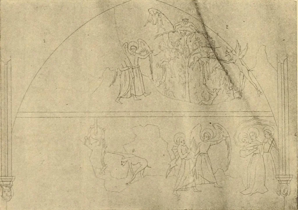 An illustration from L'art religieux de la fin du moyen âge en France;, 1908, leaf 490