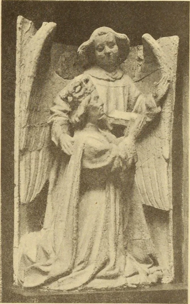 An illustration from L'art religieux de la fin du moyen âge en France;, 1908, leaf 496