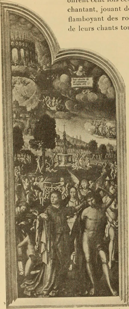 An illustration from L'art religieux de la fin du moyen âge en France;, 1908, leaf 497