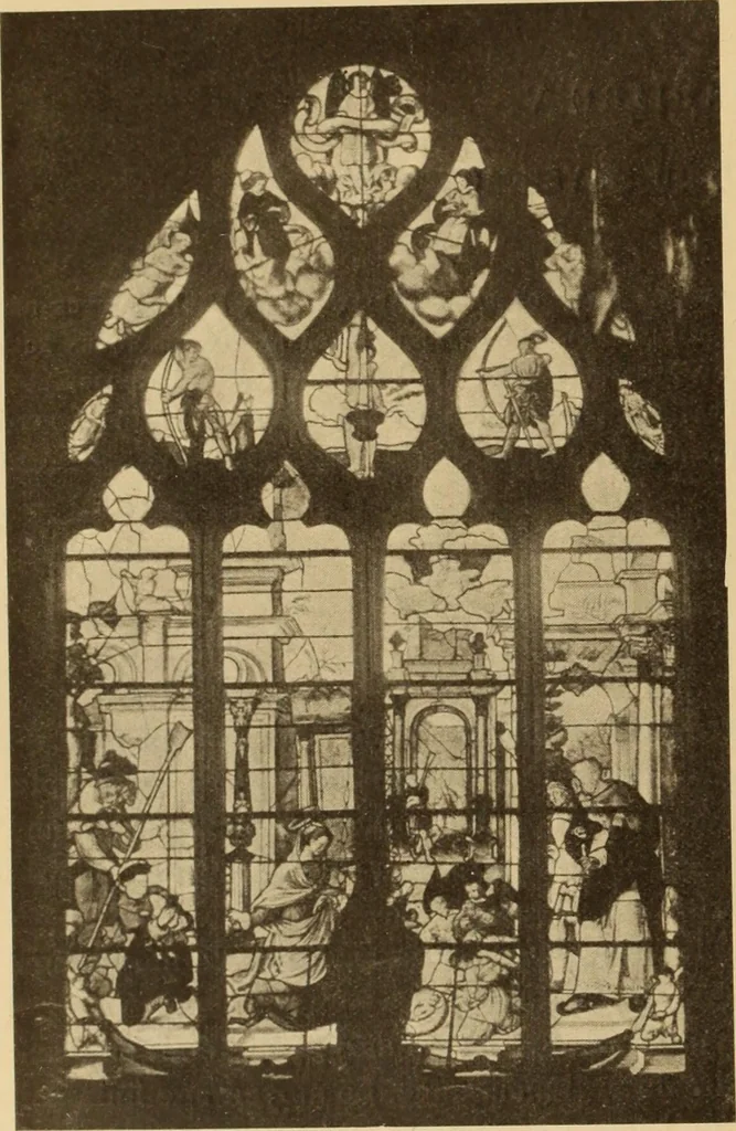 An illustration from L'art religieux de la fin du moyen âge en France;, 1908, leaf 501