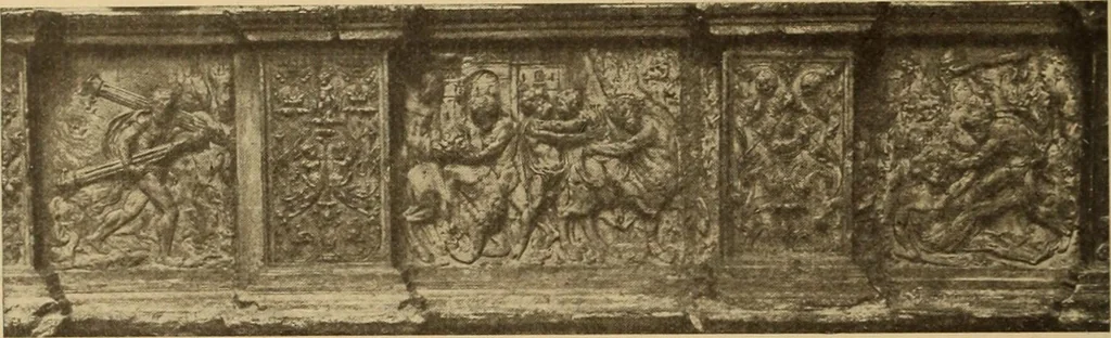 An illustration from L'art religieux de la fin du moyen âge en France;, 1908, leaf 505