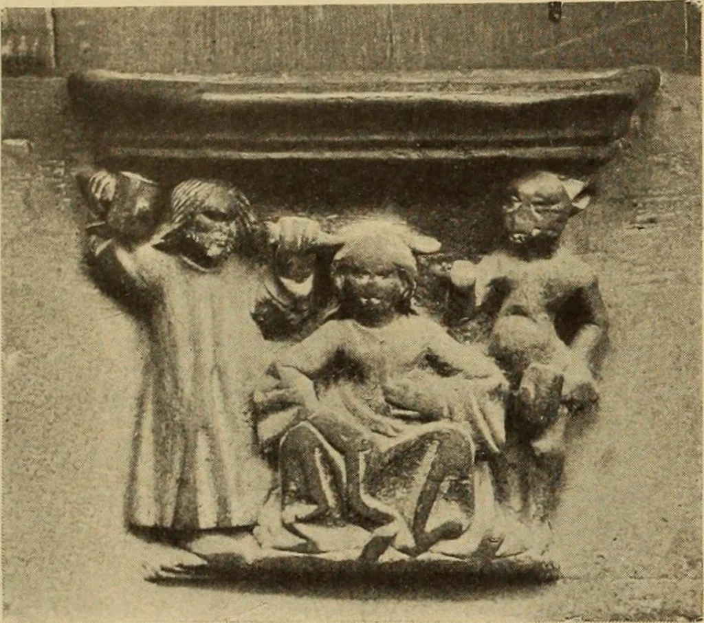 An illustration from L'art religieux de la fin du moyen âge en France;, 1908, leaf 507
