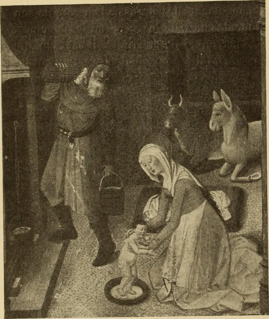 An illustration from L'art religieux de la fin du moyen âge en France;, 1908, leaf 71