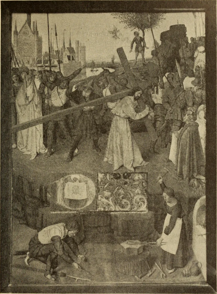 An illustration from L'art religieux de la fin du moyen âge en France;, 1908, leaf 80