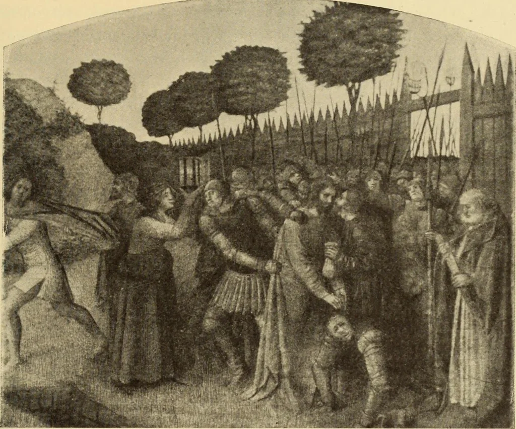 An illustration from L'art religieux de la fin du moyen âge en France;, 1908, leaf 82
