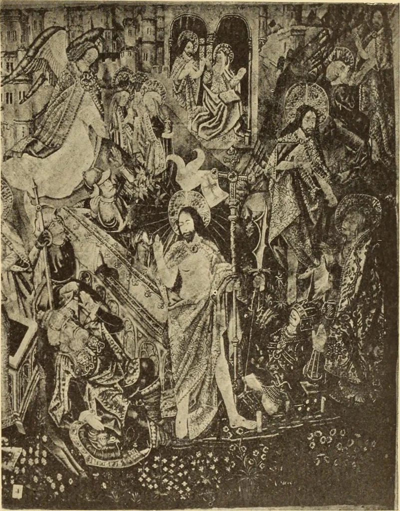 An illustration from L'art religieux de la fin du moyen âge en France;, 1908, leaf 84