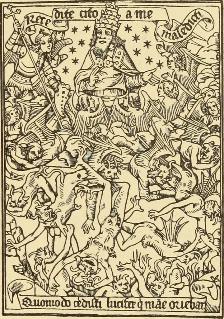 An illustration from L'art religieux de la fin du moyen âge en France;, 1908, leaf 90