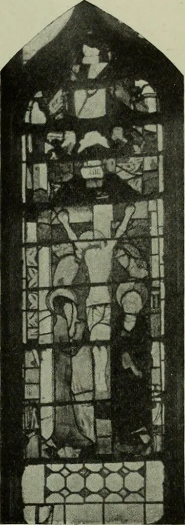 An illustration from L'art religieux de la fin du Moyen Age en France : étude sur l'iconographie du Moyen Age et sur ses sources d'inspiration, 1922, leaf 108