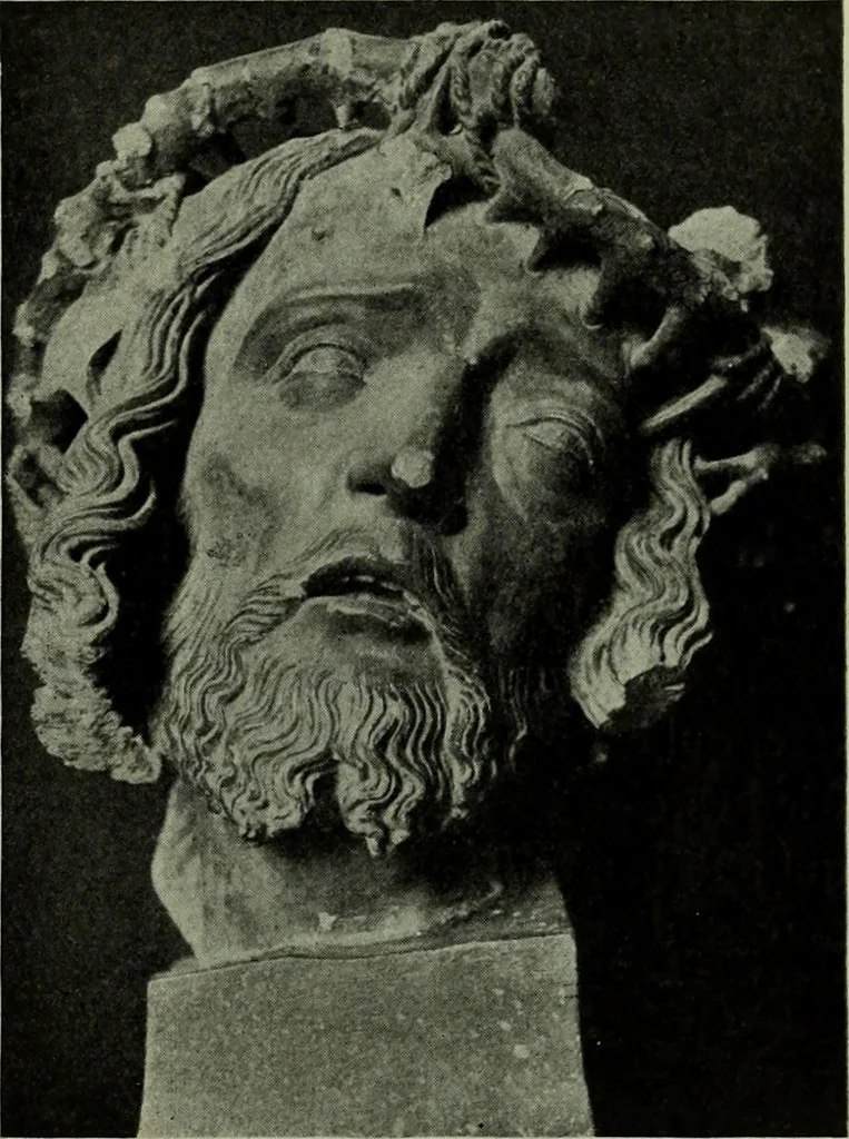 An illustration from L'art religieux de la fin du Moyen Age en France : étude sur l'iconographie du Moyen Age et sur ses sources d'inspiration, 1922, leaf 112