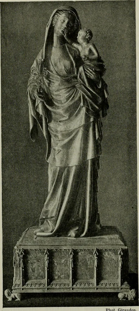 An illustration from L'art religieux de la fin du Moyen Age en France : étude sur l'iconographie du Moyen Age et sur ses sources d'inspiration, 1922, leaf 161