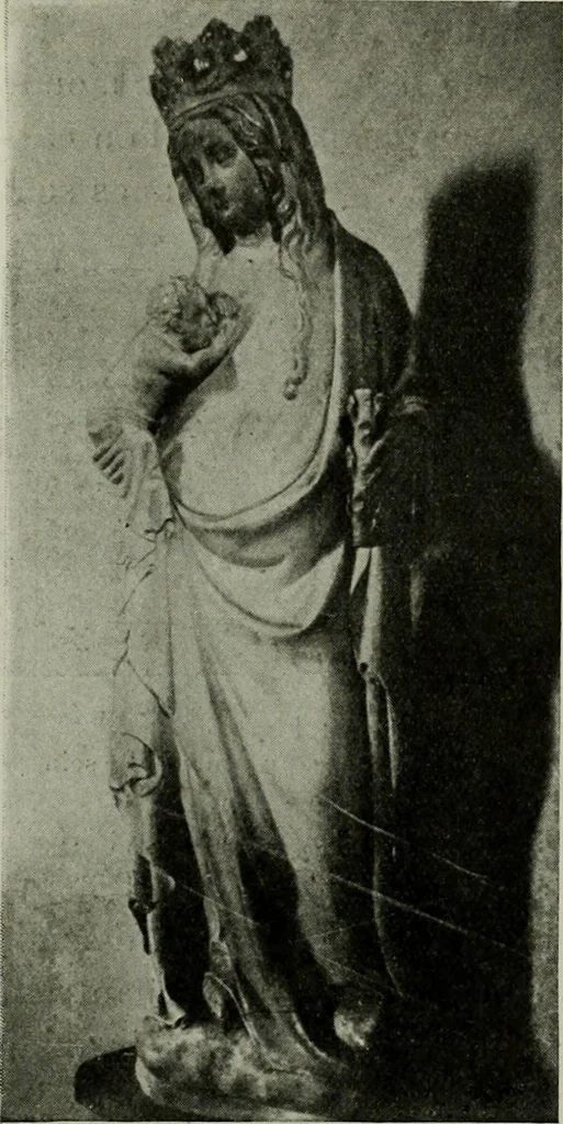 An illustration from L'art religieux de la fin du Moyen Age en France : étude sur l'iconographie du Moyen Age et sur ses sources d'inspiration, 1922, leaf 163