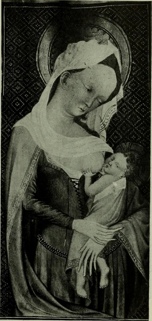 An illustration from L'art religieux de la fin du Moyen Age en France : étude sur l'iconographie du Moyen Age et sur ses sources d'inspiration, 1922, leaf 164
