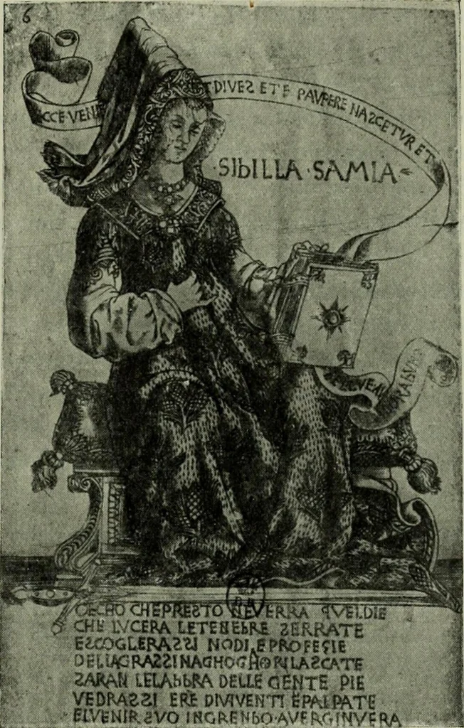 An illustration from L'art religieux de la fin du Moyen Age en France : étude sur l'iconographie du Moyen Age et sur ses sources d'inspiration, 1922, leaf 278