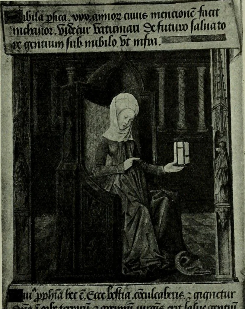 An illustration from L'art religieux de la fin du Moyen Age en France : étude sur l'iconographie du Moyen Age et sur ses sources d'inspiration, 1922, leaf 282