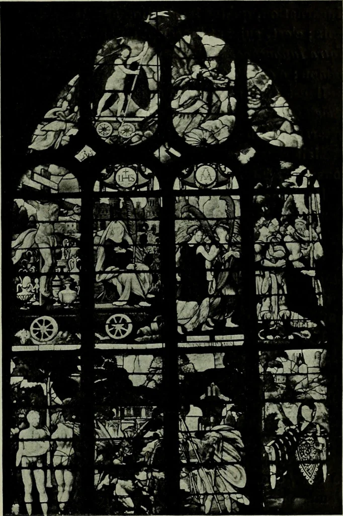 An illustration from L'art religieux de la fin du Moyen Age en France : étude sur l'iconographie du Moyen Age et sur ses sources d'inspiration, 1922, leaf 300