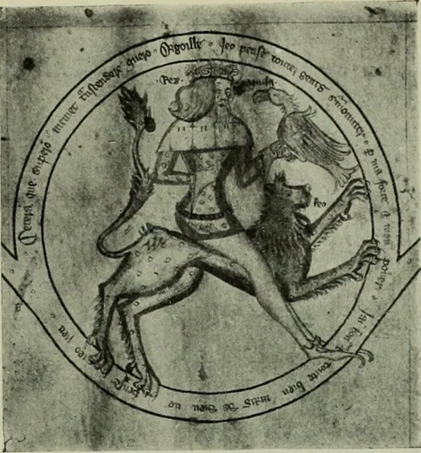 An illustration from L'art religieux de la fin du Moyen Age en France : étude sur l'iconographie du Moyen Age et sur ses sources d'inspiration, 1922, leaf 344
