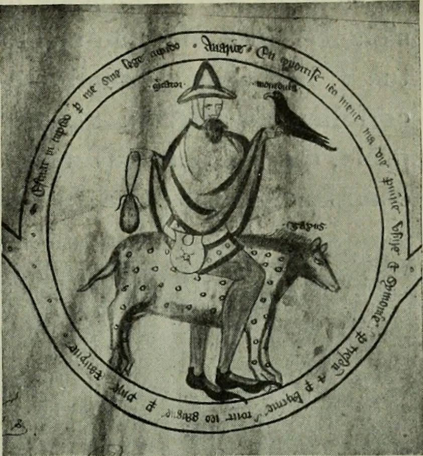 An illustration from L'art religieux de la fin du Moyen Age en France : étude sur l'iconographie du Moyen Age et sur ses sources d'inspiration, 1922, leaf 346