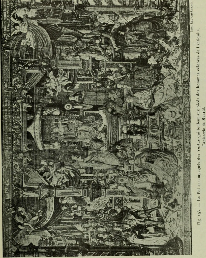 An illustration from L'art religieux de la fin du Moyen Age en France : étude sur l'iconographie du Moyen Age et sur ses sources d'inspiration, 1922, leaf 358