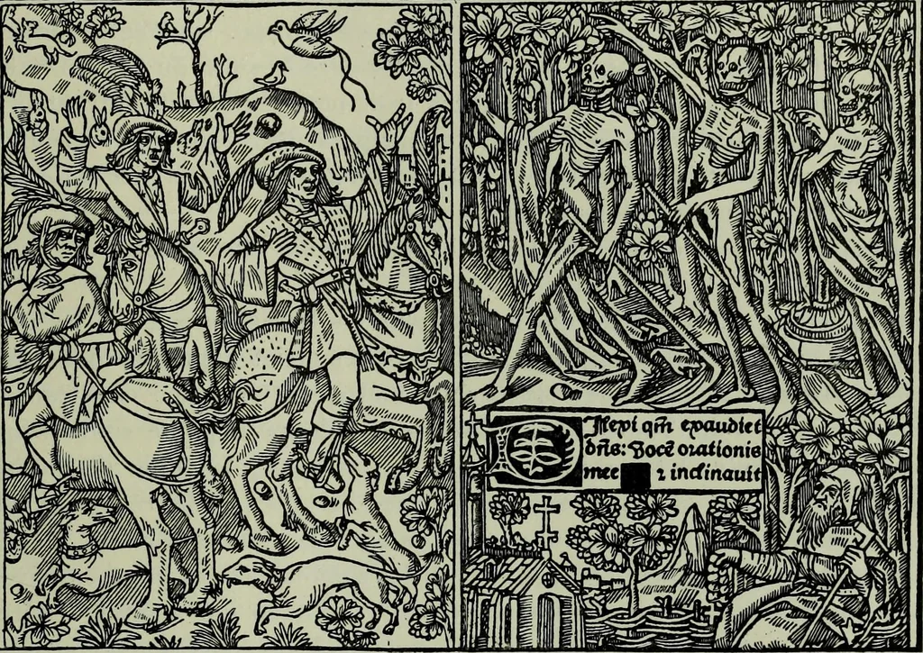 An illustration from L'art religieux de la fin du Moyen Age en France : étude sur l'iconographie du Moyen Age et sur ses sources d'inspiration, 1922, leaf 372