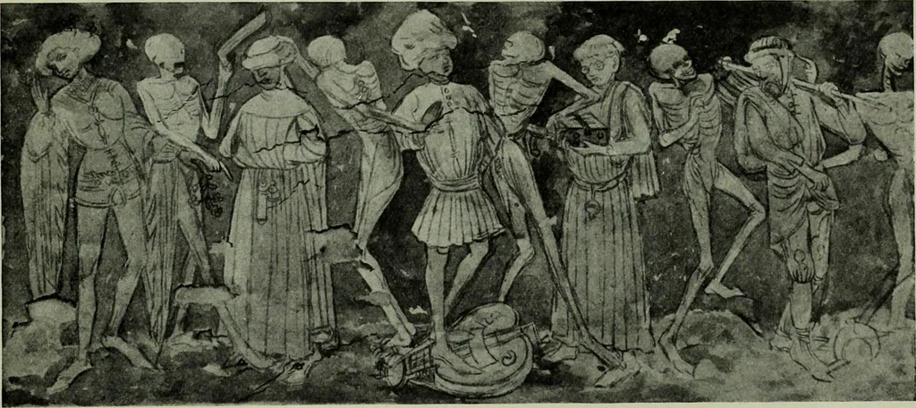 An illustration from L'art religieux de la fin du Moyen Age en France : étude sur l'iconographie du Moyen Age et sur ses sources d'inspiration, 1922, leaf 390