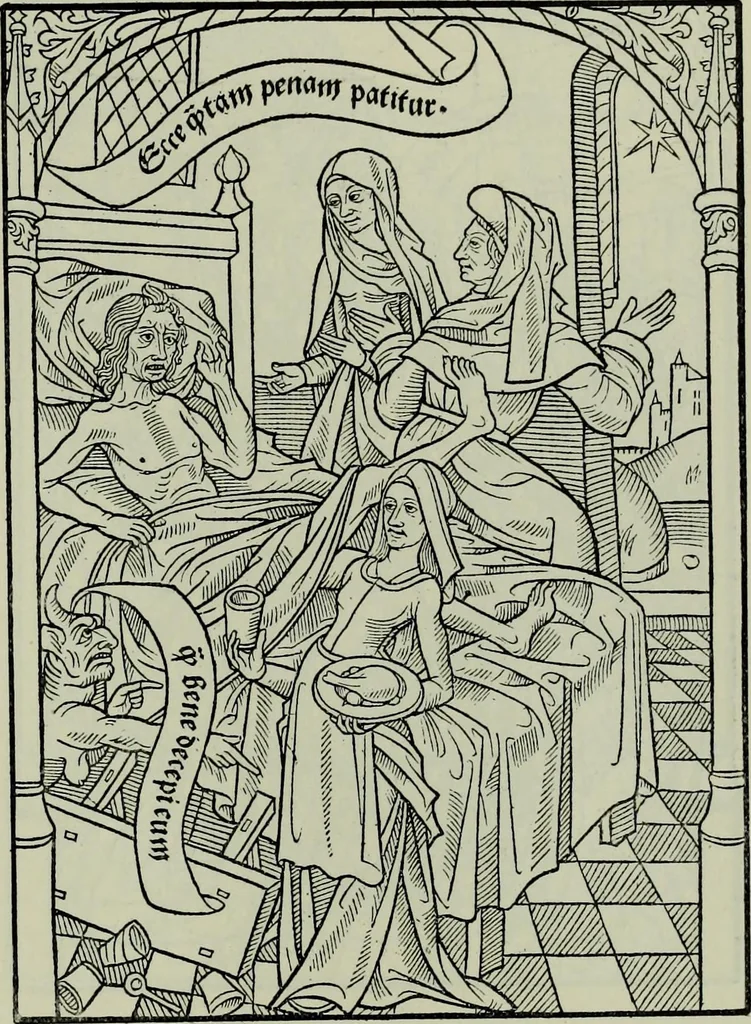 An illustration from L'art religieux de la fin du Moyen Age en France : étude sur l'iconographie du Moyen Age et sur ses sources d'inspiration, 1922, leaf 400