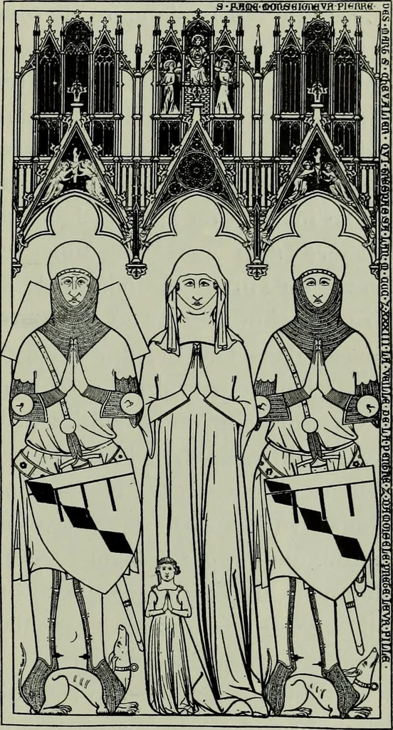 An illustration from L'art religieux de la fin du Moyen Age en France : étude sur l'iconographie du Moyen Age et sur ses sources d'inspiration, 1922, leaf 426