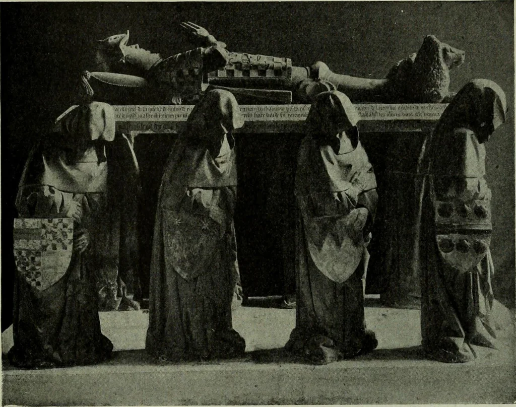 An illustration from L'art religieux de la fin du Moyen Age en France : étude sur l'iconographie du Moyen Age et sur ses sources d'inspiration, 1922, leaf 434
