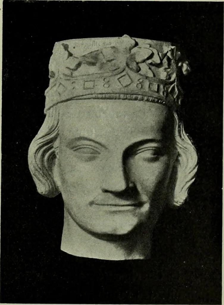 An illustration from L'art religieux de la fin du Moyen Age en France : étude sur l'iconographie du Moyen Age et sur ses sources d'inspiration, 1922, leaf 436