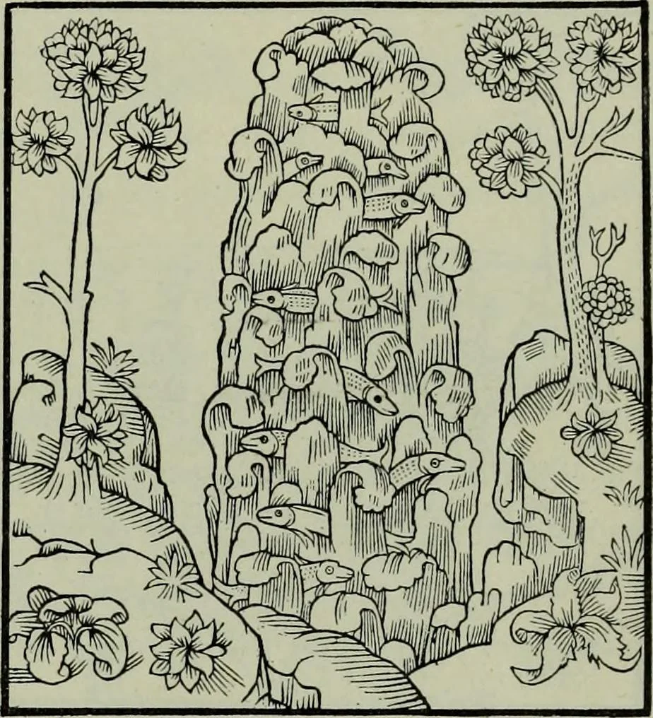 An illustration from L'art religieux de la fin du Moyen Age en France : étude sur l'iconographie du Moyen Age et sur ses sources d'inspiration, 1922, leaf 456